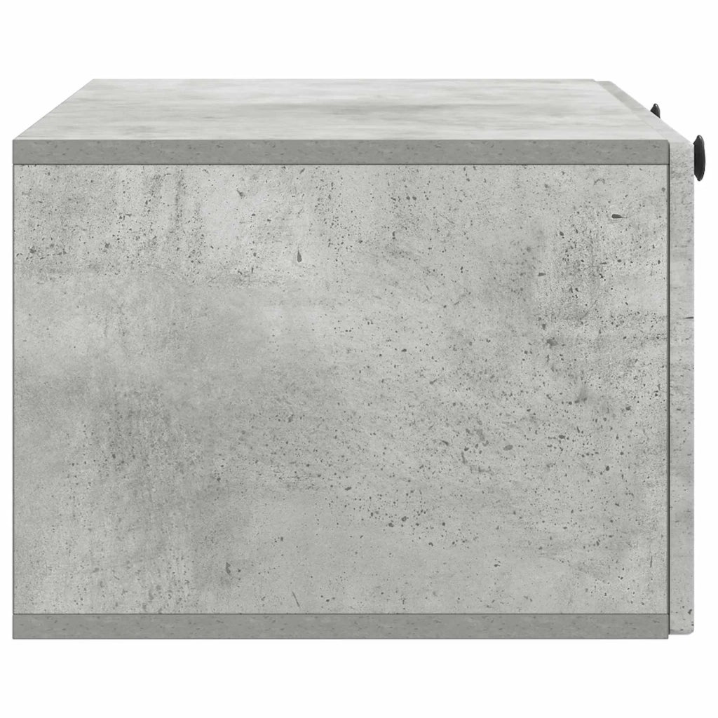 Mobile Porta TV da Muro Grigio Cemento 78,5 x 41 x 30 cm 898178