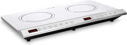 Induttore Cucina 2 Fiamme - Cucina Elettrica 2 Fiamme - Cucina a Induzione 2 Fiamme - Bianco
