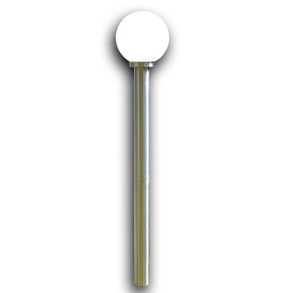 Lampada da terra a sfera 110 cm decorazione luminosa in acciaio inossidabile 2402030