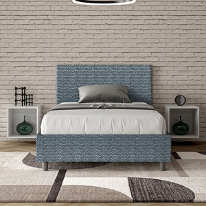 Letto 1 Piazza e Mezzo 120x210 cm con Rete Adele Aragona 8 Blu