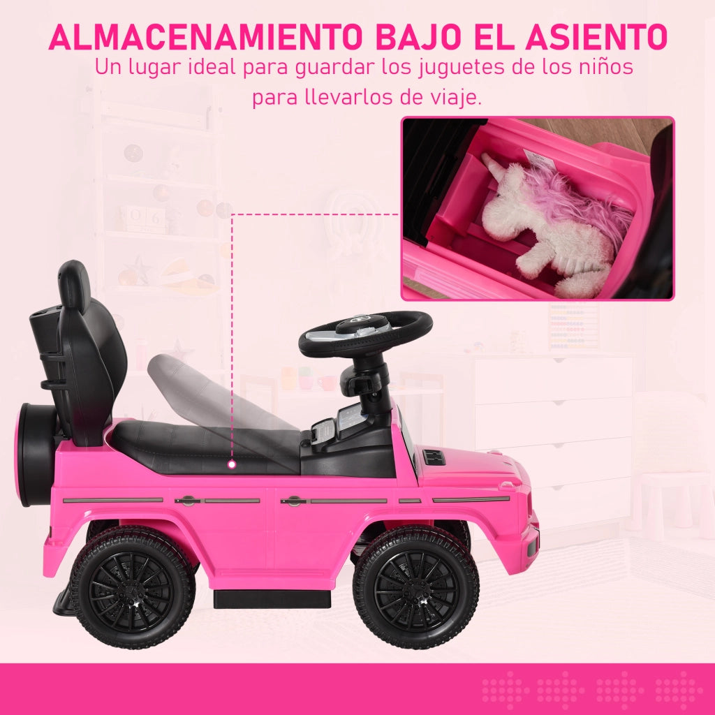 Correpasillos Mercedes G350 Bambini 1-3 Anni ¨C Zephmum ¨C Rosa 85.5x40.5x95 cm