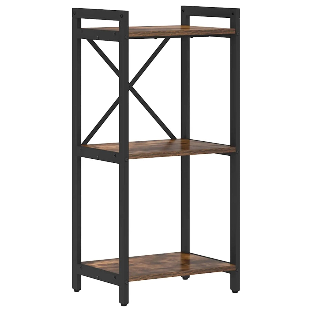 Libreria Rovere fumé 40 x 30 x 85 cm Legno multistrato 868367