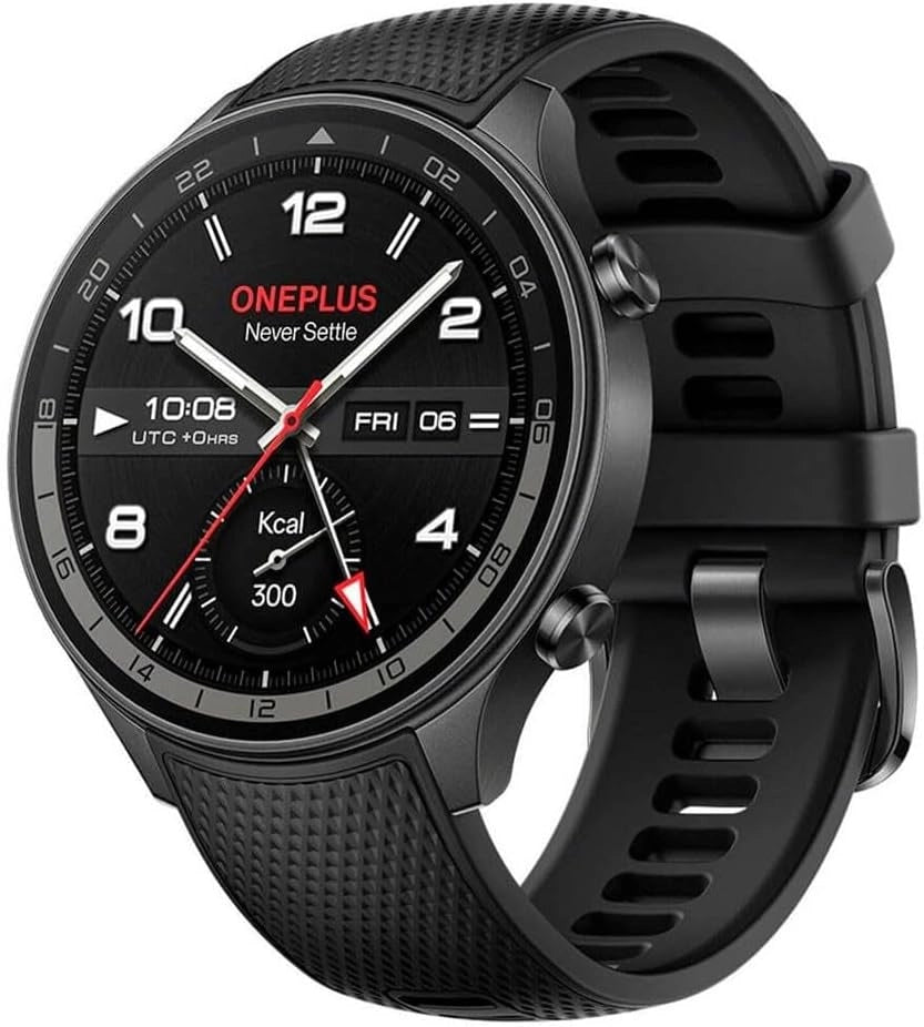 2R Watch con Wear OS 4 di Google, Chipset Snapdragon W5, fino a 100 ore di durata della batteria, display AMOLED da 1,43", oltre 100 modalità sportive, GPS a doppia frequenza, 5ATM, IP68 e