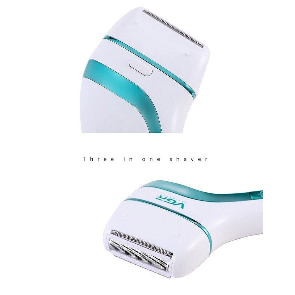 Trade Shop - Epilatore Professionale 3in1 Depilazione Rasoio Elettrico Ricaricabile Vgr V-713 -
