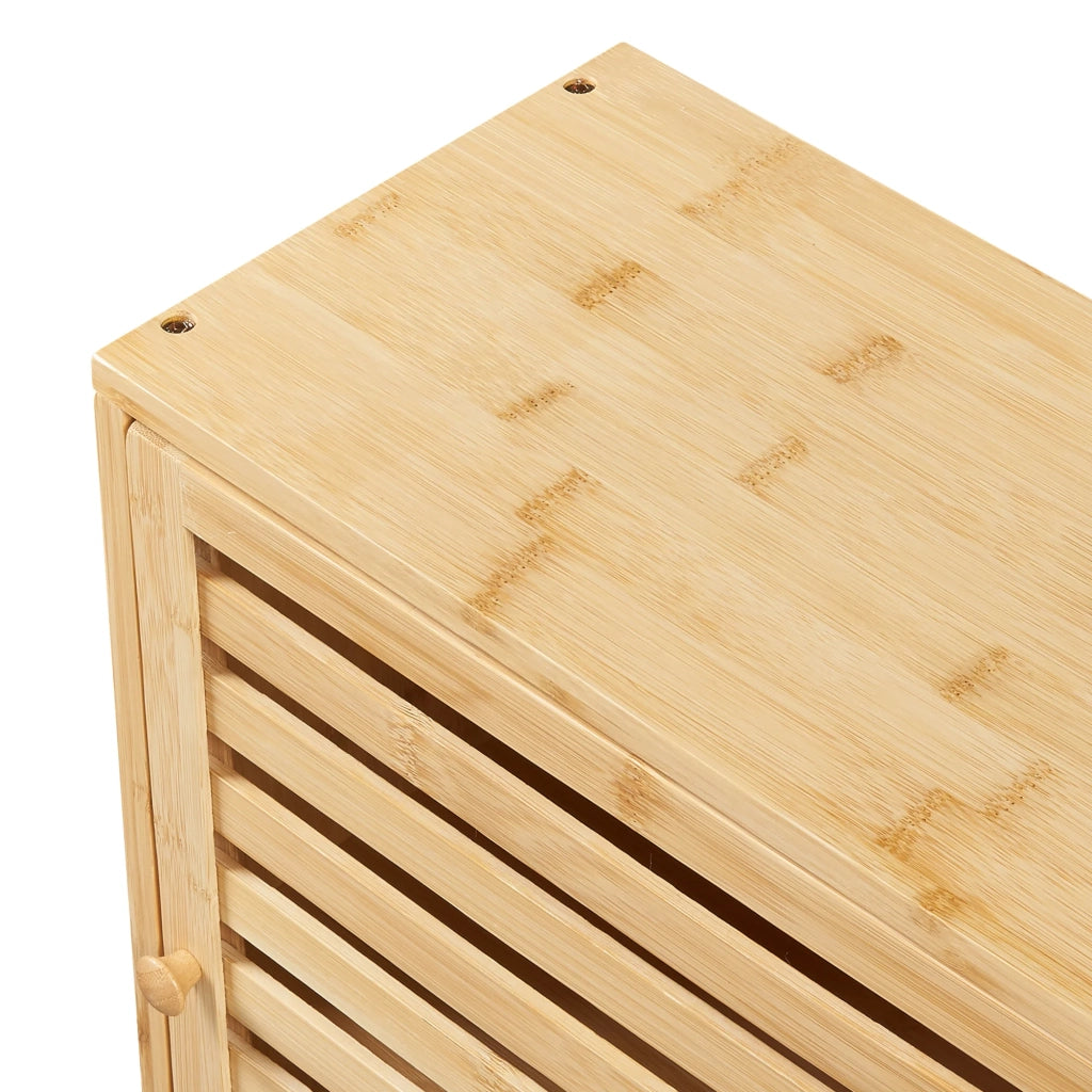 Mobiletto/scaffale da parete per bagno 60 x 40 x 20 cm bambù naturale 03_0008891