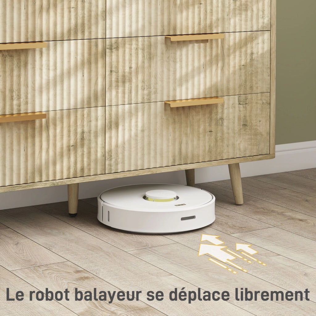 Cassettiera Scandinava 6 Cassetti ¨C Zephmum ¨C Legno Pino Effetto Rovere 120x40x76