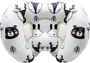 Borsa da viaggio per bambini 2 in 1 banana forma reclinabile per bambini e bambini in età prescolare (nero-bianco)