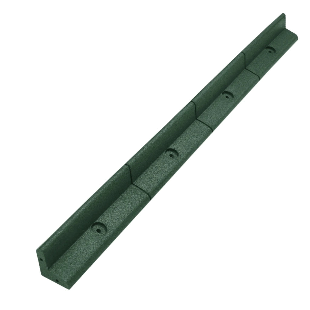 Monster Shop - Bordatura per Aiuole Bordo Prato da Giardino Palizzata Flessibile Fino a 70° in Gomma Resistente agli UV Pezzi da 1.2m - Verde - 4 Pezzi