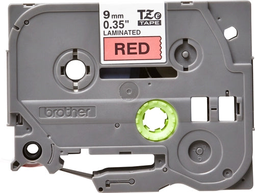 Brother TZE-421 nastro per etichettatrice Nero su rosso