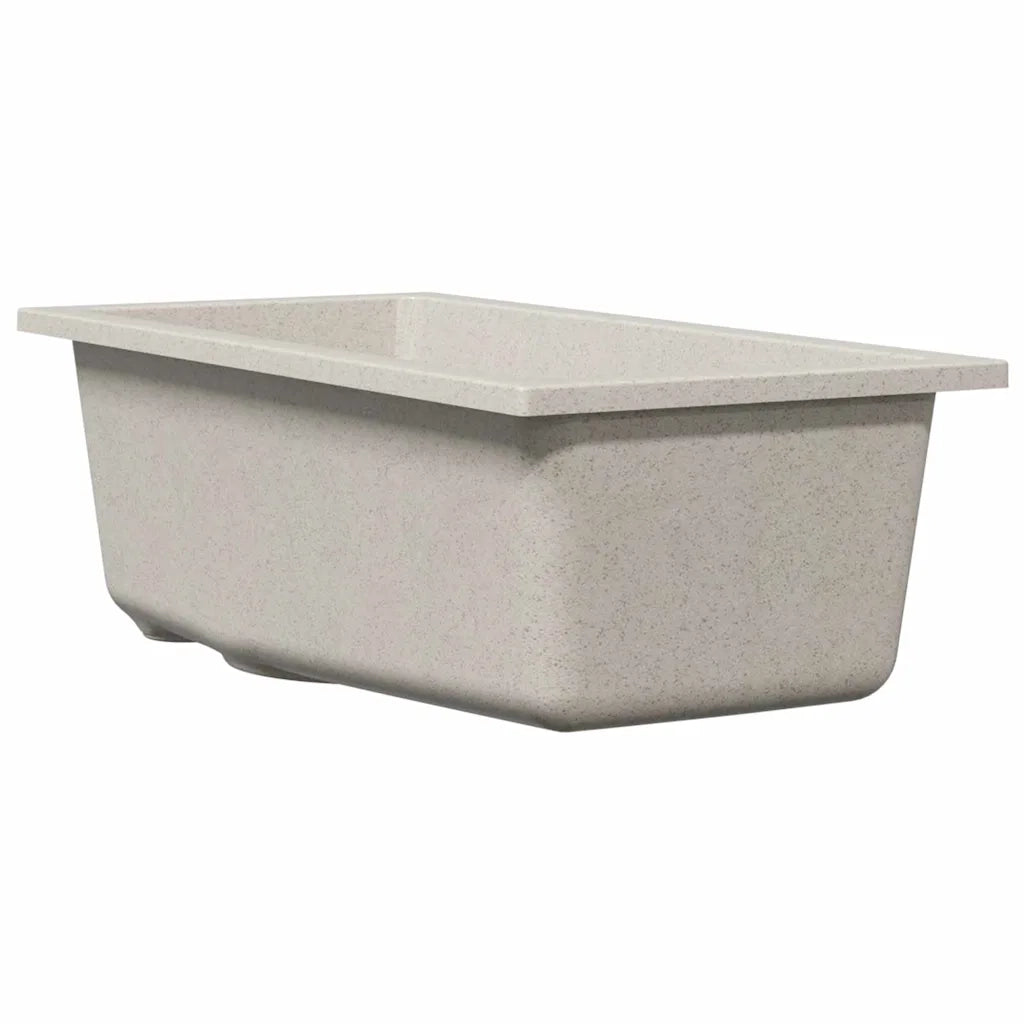 Lavello da Cucina-Lavandino-Lavabo Beige 21 x 44 x 14 cm Granito