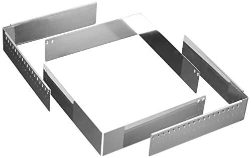 De Buyer 3013.20 Stampo per Torta Regolabile in Acciaio Inox da 20x20 cm a 37x37 cm Altezza 5 cm colore Acciaio inox