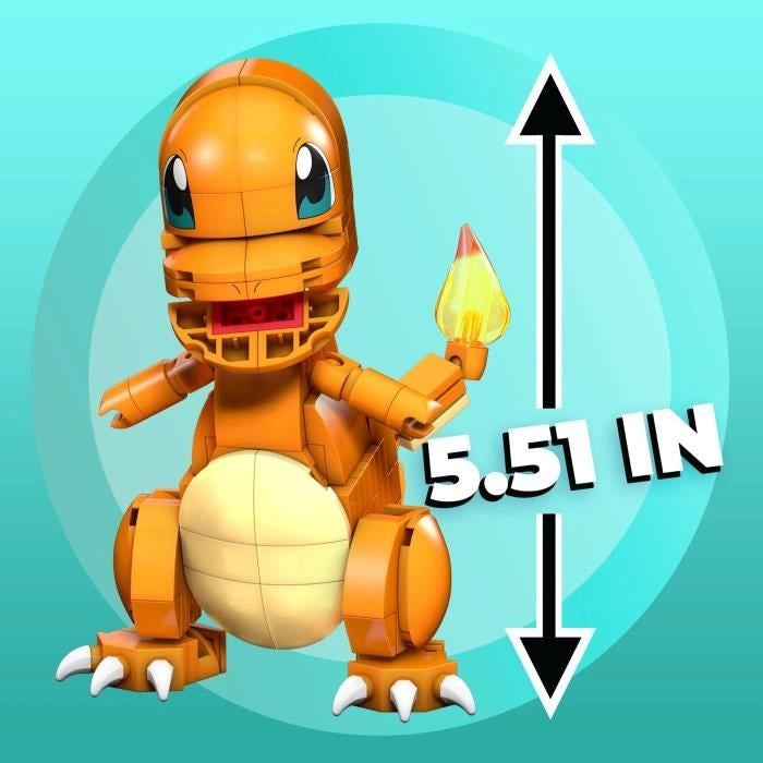 MEGA CONSTRUX Pokémon Salameche da costruire - 180 pezzi