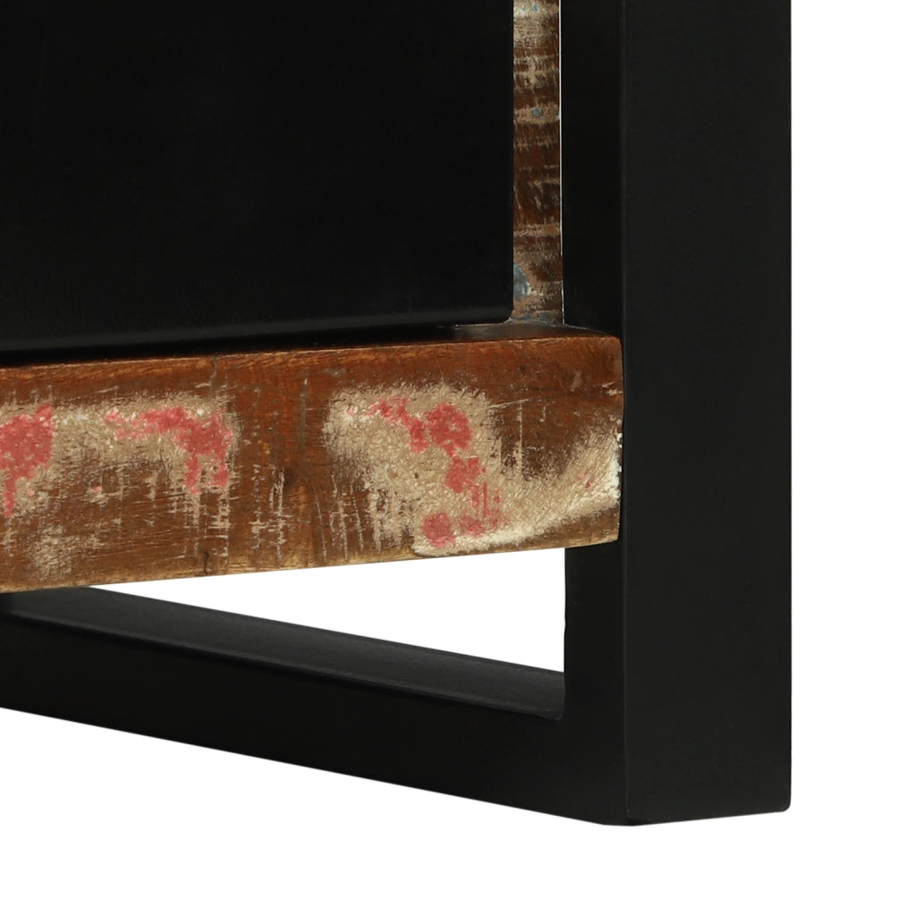 Armadio a Muro per Bagno 40x30x90 cm in Legno Massello Recuperato