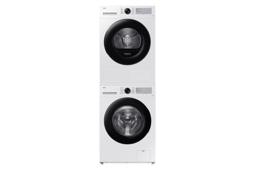 Samsung Crystal Clean WW90CGC04DAHET Lavatrice a carica frontale 9Kg Classe A  Ecobubble SmartThings con AI Energy Mode Pulizia Cestello Bianco