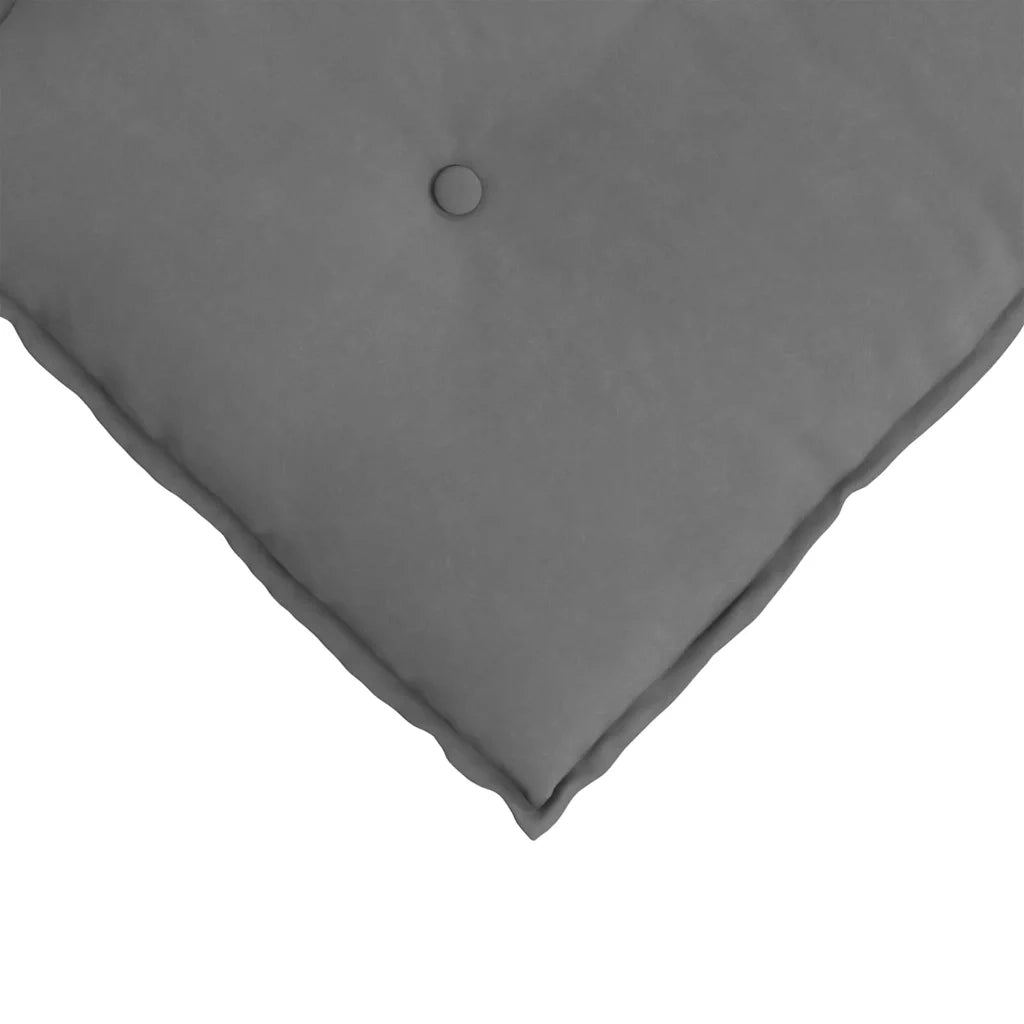 Cuscino per Schiena | Cuscino dorsale Grigio scuro 140 x 50 cm