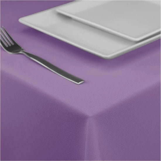Tavolo coperto - impermeabile - copertura di lusso per tavolo - decorativo - festivo tovagliato per tavolo - lino per tavolo - decorazione di lusso per tavolo - impermeabile - lusso (lavanda 140 x 220 cm)