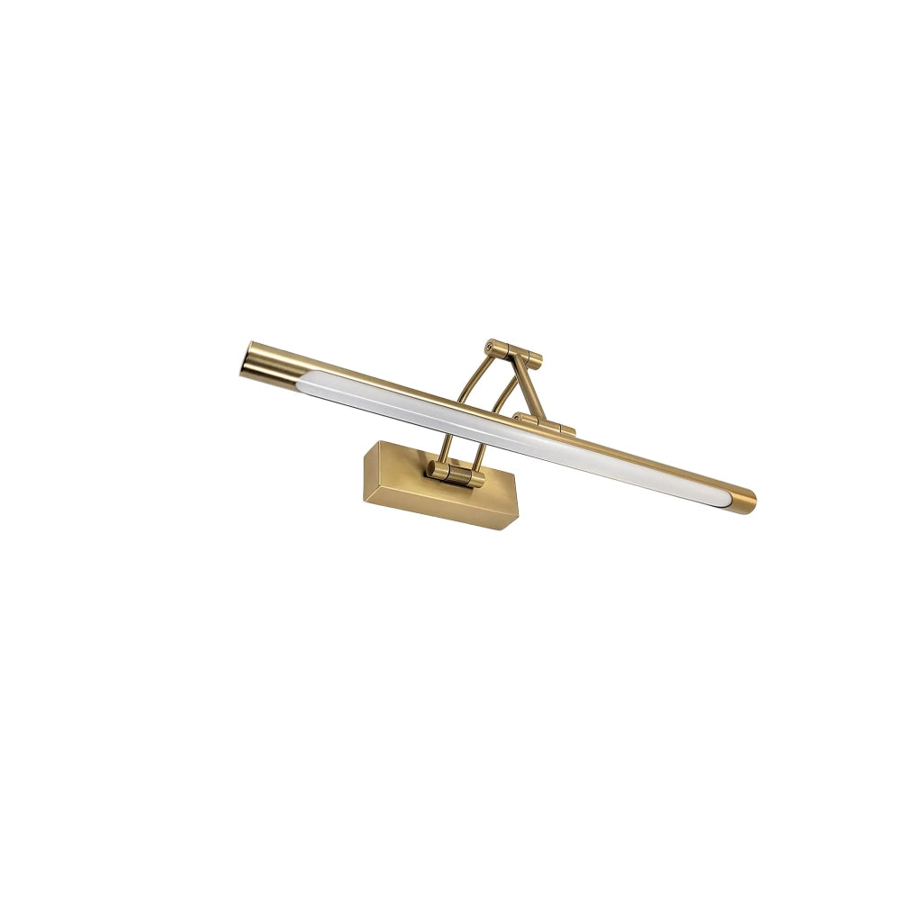Applique Da Bagno Led Swe022-1w 42cm Brush Gold