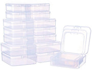 Scatola di archiviazione con coperchio in plastica - Robusta - Impronta d'acqua - Compatta - Coperchi ripiegabili - Contenitori di archiviazione