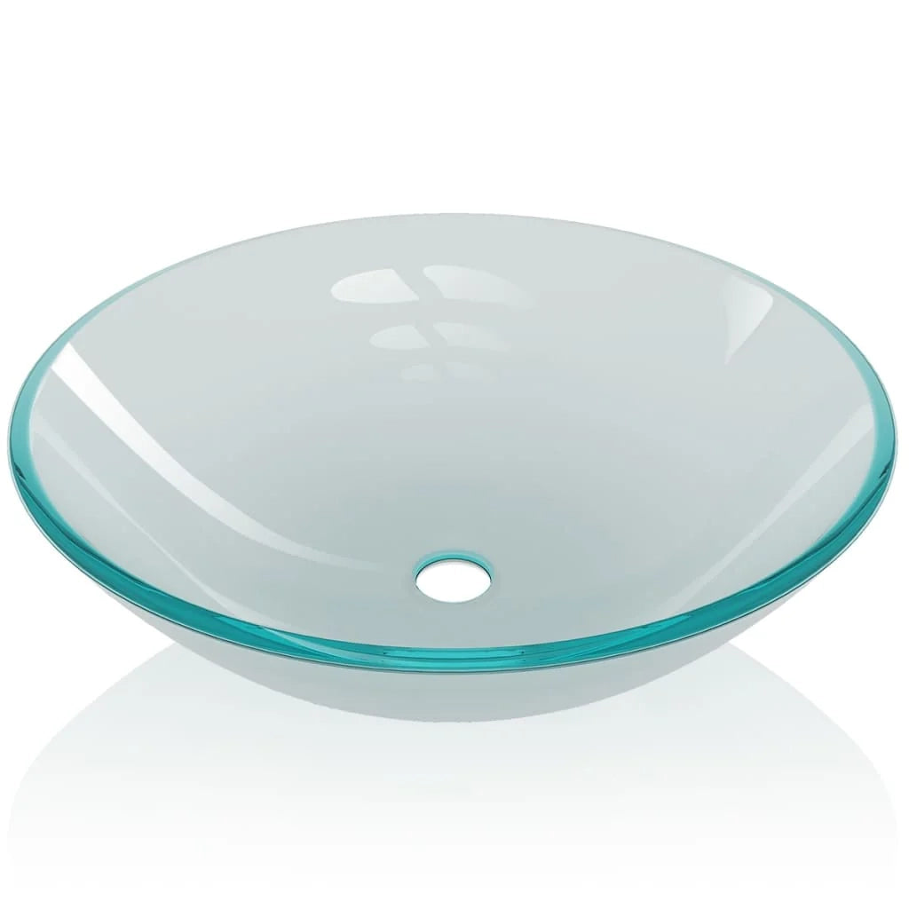 Lavabo da bagno diametro 42 cm vetro temperato satinato 02_0002520