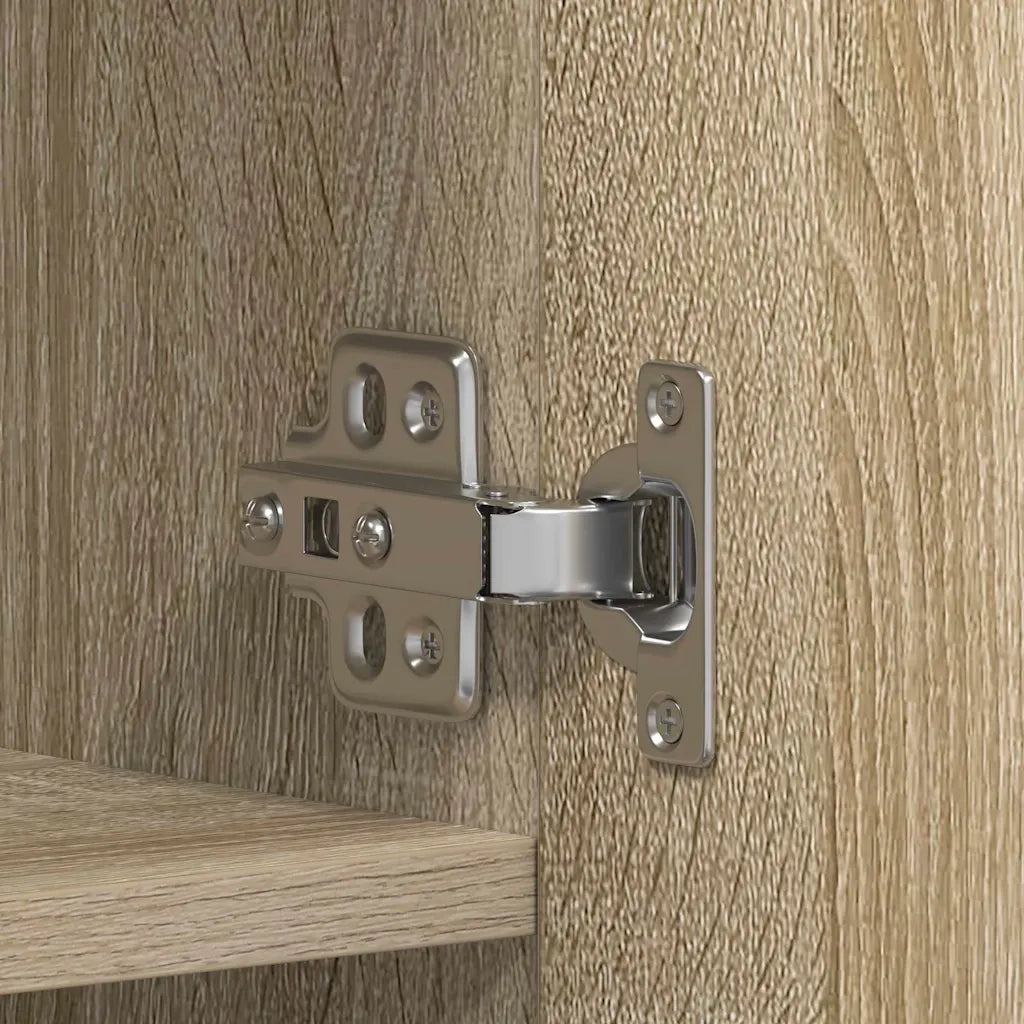 Mobile per scarpe-Scarpiera Marrone 80 x 35.5 x 180 cm Legno multistrato 270735