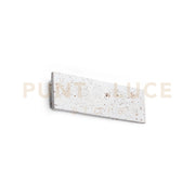 ZIG ZAG SQUARE APPLIQUE LED SMD 12,5 W On-Off 1300 lm 3000 K CEMENTO 290 x 50mm