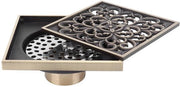 Disponevole per Doccia Antico Coperchio - Disponevole per Doccia - Disponevole per Esterno - Disponevole per Doccia Sieve - Filtro Sieve - 10x10 cm - Sfiato di Pavimento