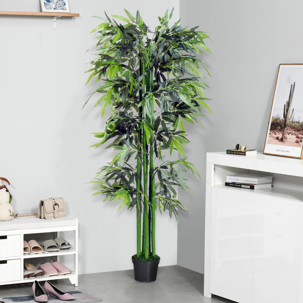 Pianta di Bamb¨´ Artificiale in Vaso da 180cm per Interni ed Esterni