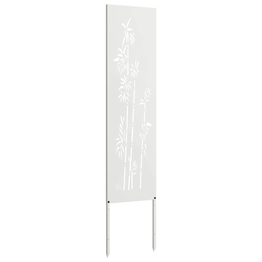 Schermo per privacy in giardino Floreale Bianco 32 x 140 cm 876225