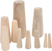 Accessori per Barche - Bottoni di Legno Conici 10 pz - Stoppero di Emergenza - Piastra di Placamento - Attrezzature da Nautica