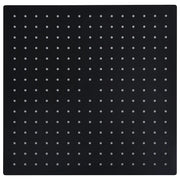 Testa Doccia a Pioggia in Acciaio Inox 40x40 cm Quadrata Nera CFW4923268
