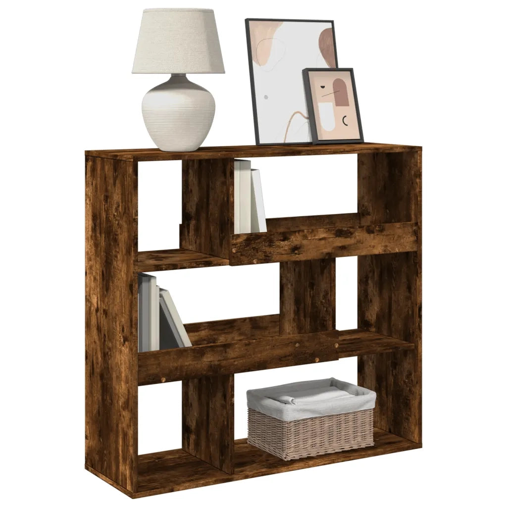 Libreria Rovere Fumo 100x33x94,5 cm in Truciolato 3309478