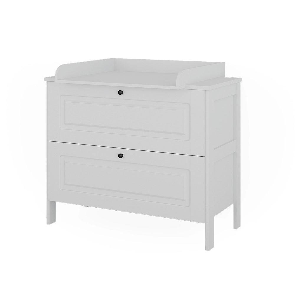 Vitalispa Fasciatoio Bianco 108 x 98 cm con 2 cassetti