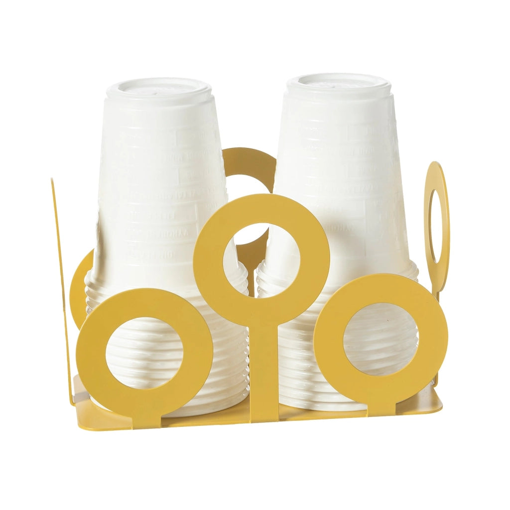 Porta bicchieri Bollicine Bianco marmo
