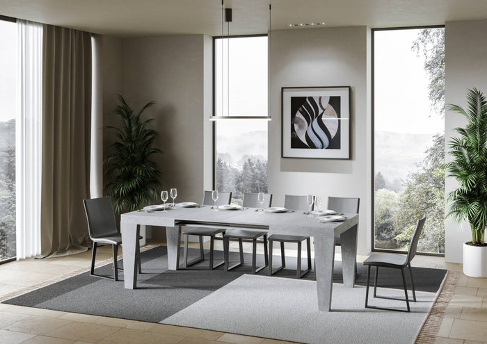 Tavolo Allungabile 120/380x90 cm Spimbo Cemento