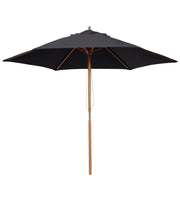 Ombrellone da giardino esterno doppio tetto esagonale ¨C zephmum ¨C Bamb¨´ nero ? 250x230 cm