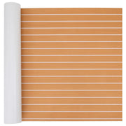 Tappetino per Barche Rigato Marrone e bianco 240 x 90 cm EVA