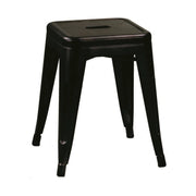 Sgabello ferro bristol marrone cm 39x39h45