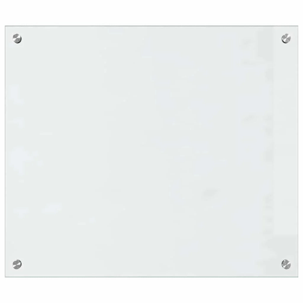Set di 2 paraschizzi per cucina in vetro temperato 70 x 60 cm resistenti al calore stile moderno trasparenti 02_0056296