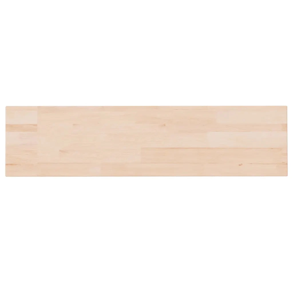 Mensola | Ripiano | Scaffale 80x20x1,5 cm Legno Massello di Rovere Non Trattato