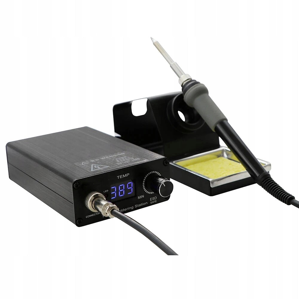 Stazione Saldante OLED T12OAO Rosfix – Display OLED, Regolazione Temperatura 200-450°C, Set Lancia e 5 Ugelli