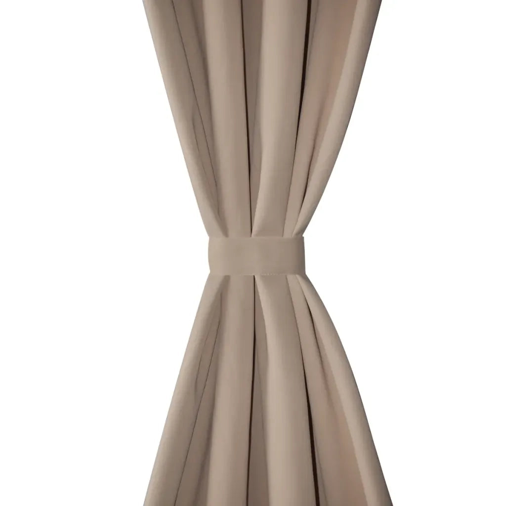 2 Pz Tende Oscuranti con Occhielli in Metallo 135x175 cm Crema cod mxl 64681