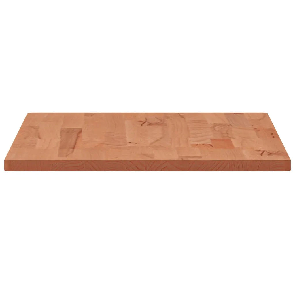 Piano Tavolo 100x50x1,5cm Rettangolare Legno Massello Faggio 3188890