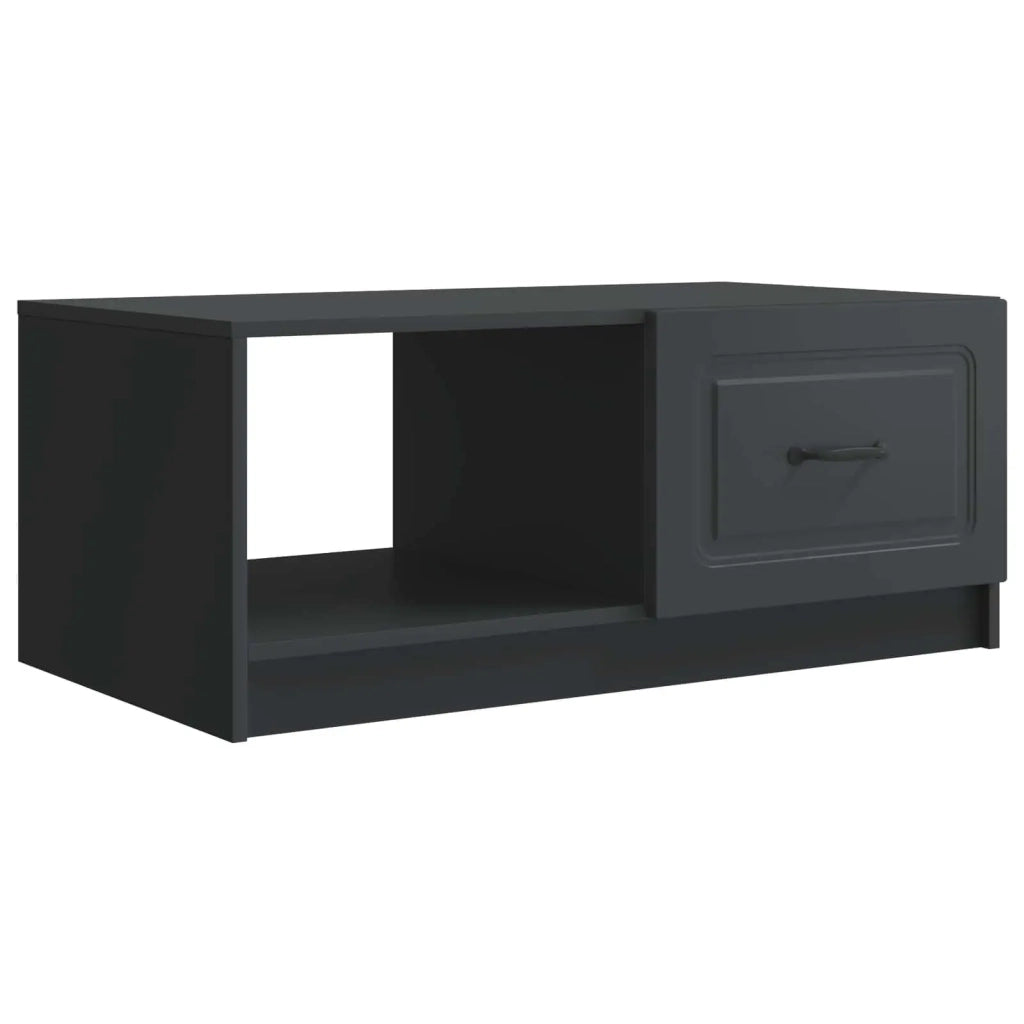 Tavolino da salotto Nero 90 x 50 x 37 cm Legno ingegnerizzato 895876