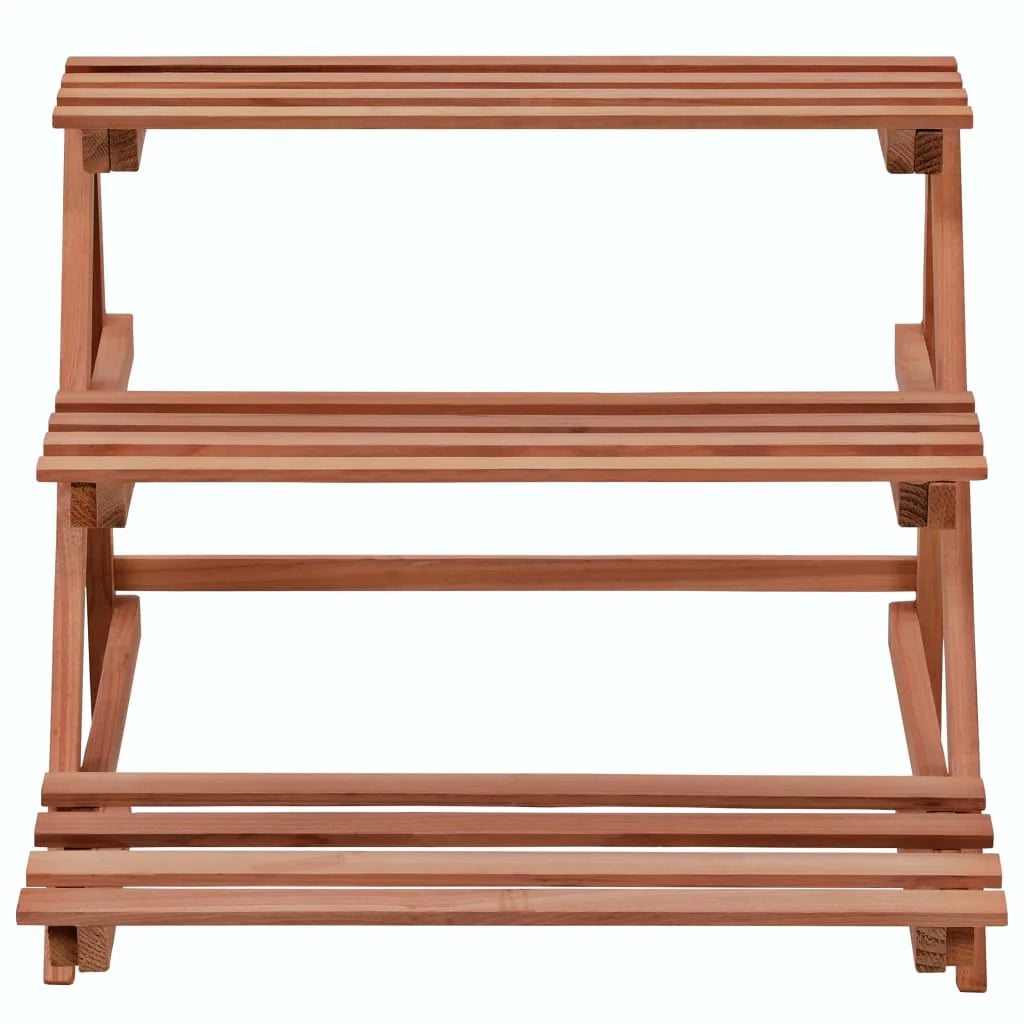 Portavasi a 3 ripiani legno di cedro 48 x 45 x 40 cm marrone 02_0045191