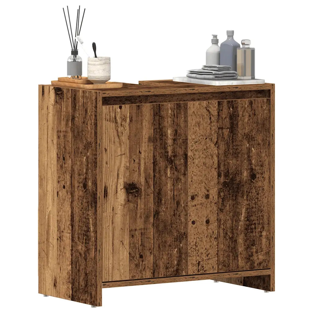 Mobile Lavabo Bagno Legno Antico 60x33x60 cm Legno Multistrato 861145