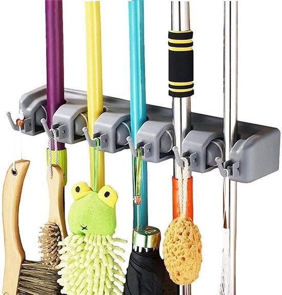 Sistema di appoggio per attrezzi - Sistema di appoggio per attrezzi per giardinaggio - Sistema di appoggio per attrezzi per giardinaggio - Sistema di appoggio per strumenti da giardino - Appoggio per strumenti - RVS - Giardino