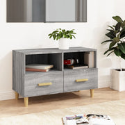 Mobile Porta TV Grigio Sonoma 80x36x50 cm in Legno Multistrato 817490
