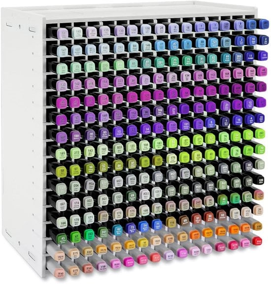 Organizzatore per Pennarelli per Scrivania, Pennaiole per Scrivania per Pennarelli e Matite Colorate, Matite a Penna e Pennarelli per Piccoli Artisti, Tavolo di Disegno con Cassetti per Pennarelli in Legno per Casa, Ufficio e Scuola