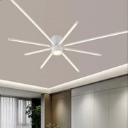 Lampadario plafoniera moderno a led 9 luci da soffitto forma ragno da 42w 3360lm bianco luce naturale