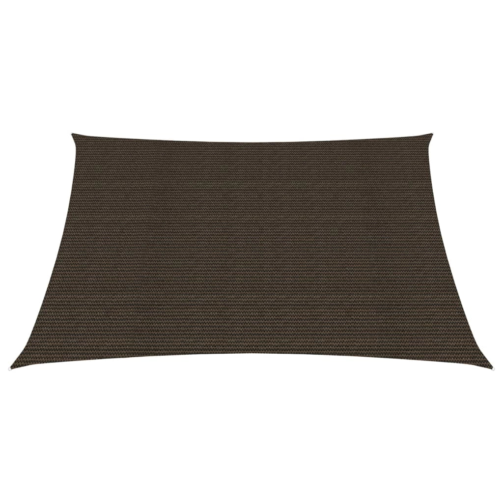 Vela ombreggiante/ombrellone HDPE 160 g/m² 4,5 x 4,5 m marrone 02_0009160